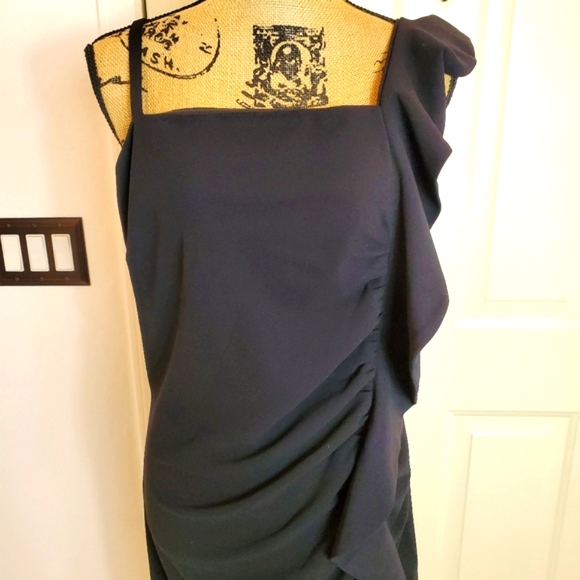 Sam EdelmanRuffle Asymmetrical Dress - Picture 3 of 7